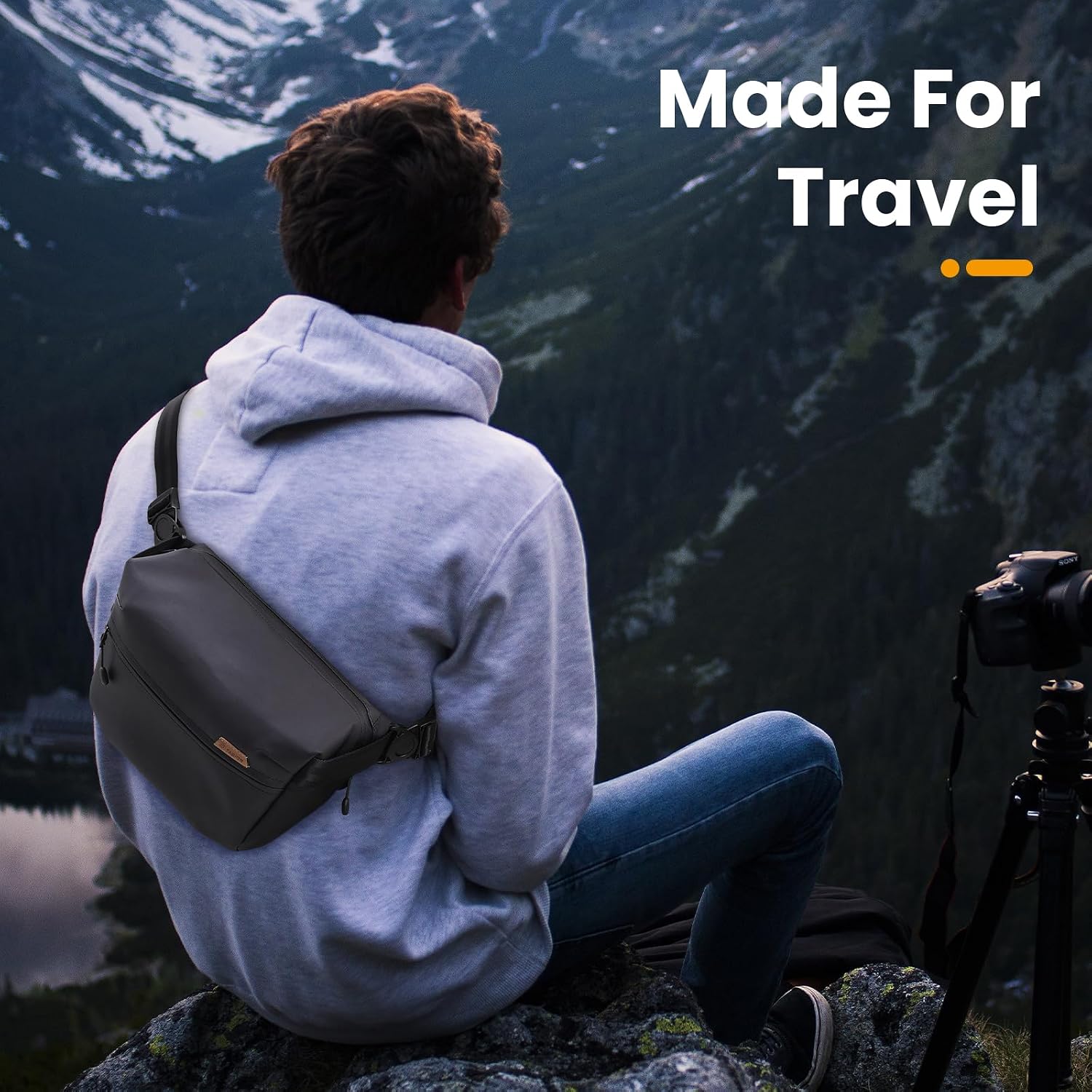 Thumbnail 6 de TARION Camera Sling Bag Small: Compact, Weather‑Ready Shoulder Sling for Mirrorless, DSLR or Drone Gear