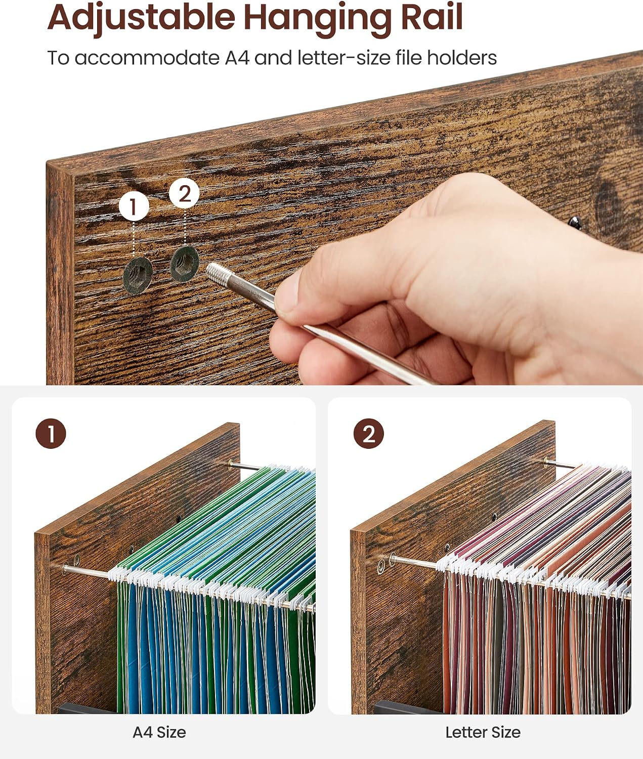 Detalle 2 de VASAGLE File Cabinet UOFC71X