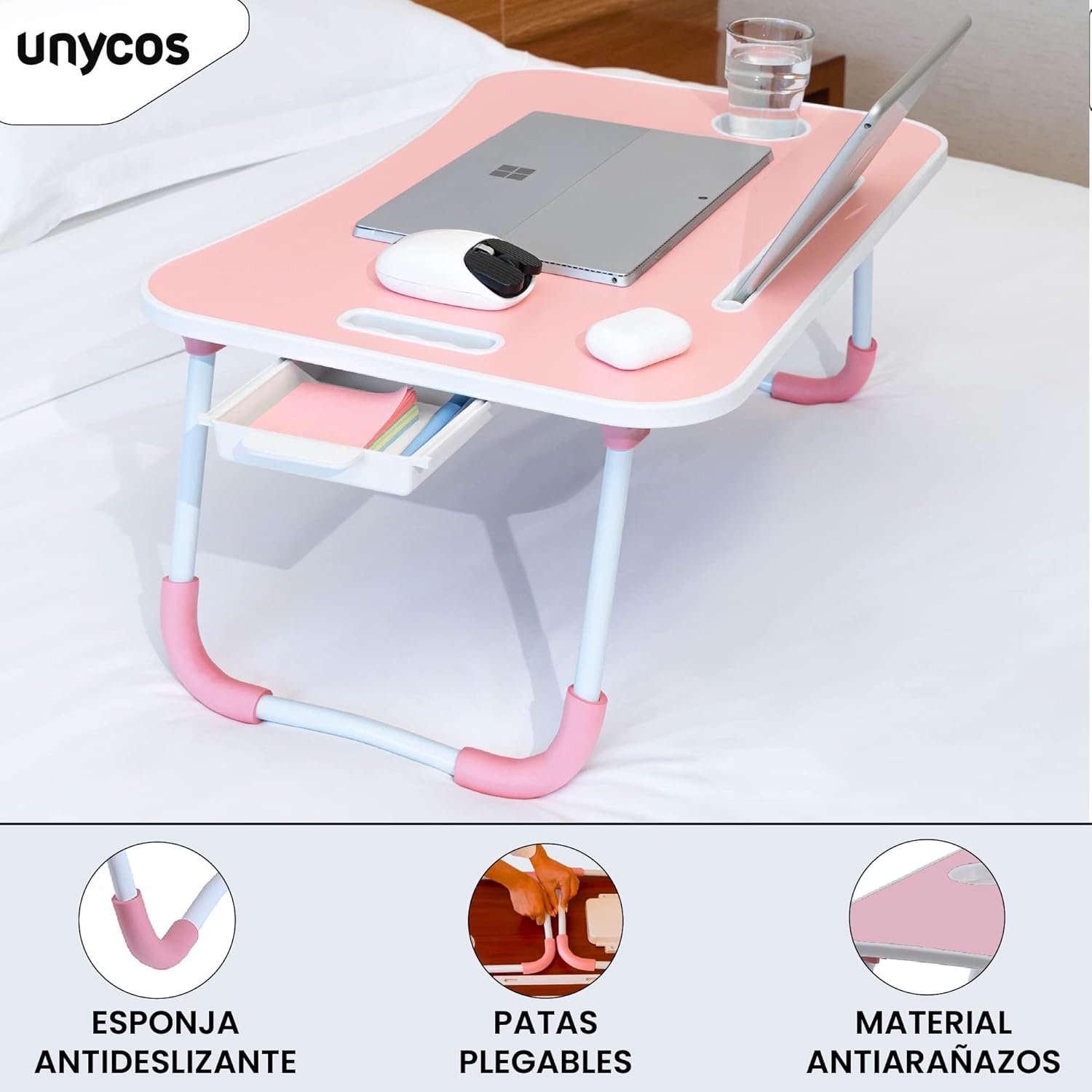 Thumbnail 4 de unycos Bandeja para Cama 60x40x26 cm