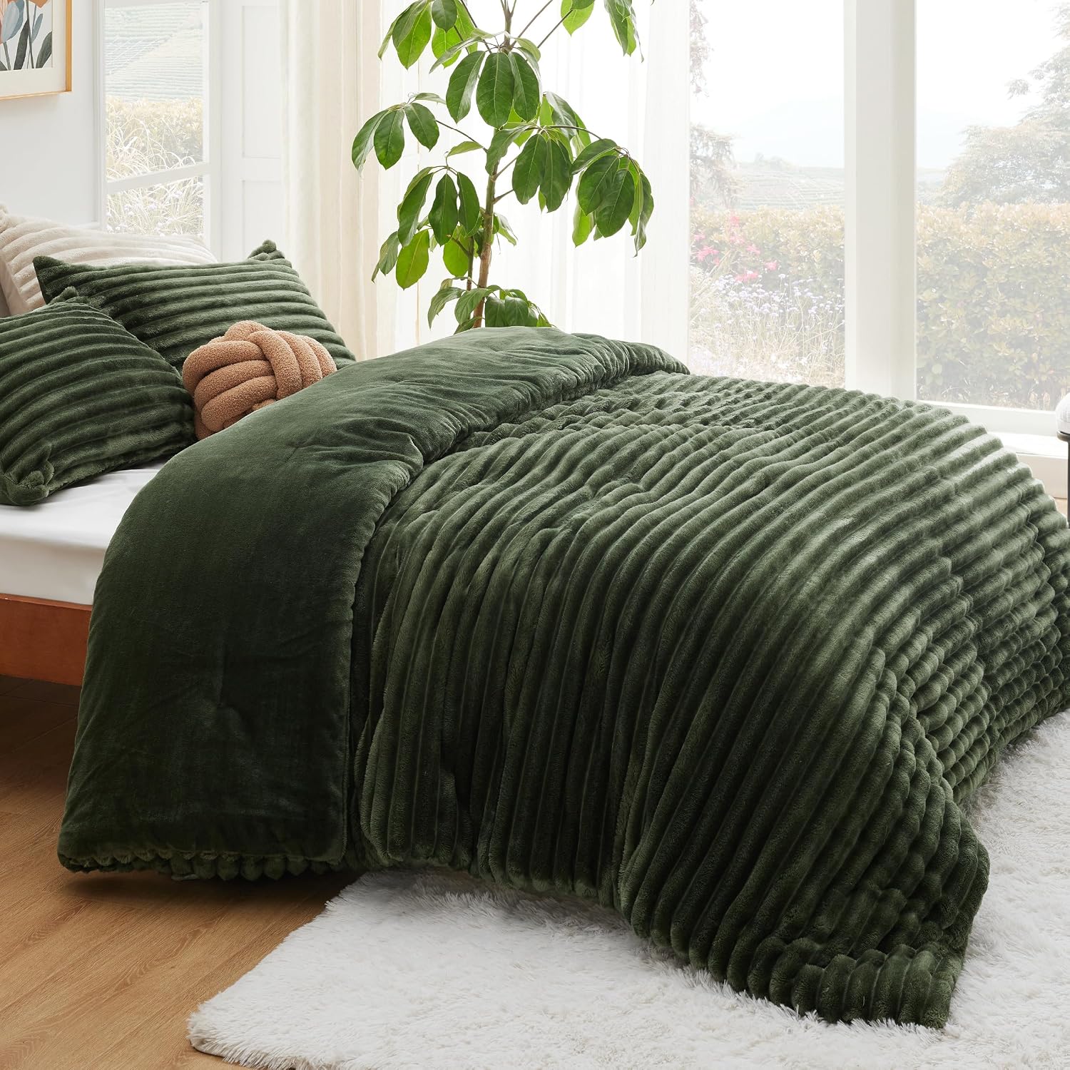 Detalle de Bedsure king comforter set