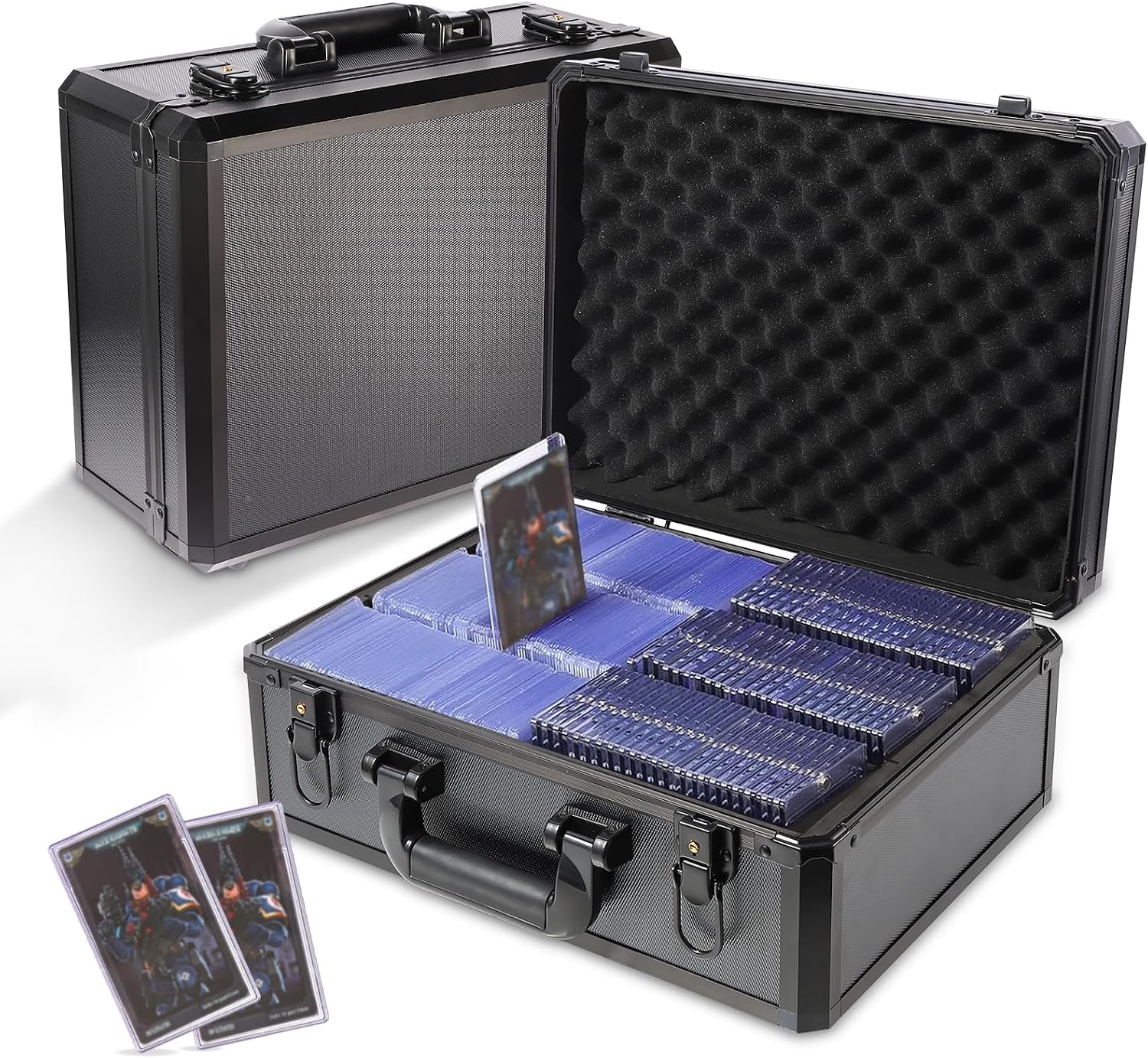 EcoVibe Trading Card Storage Box for 3" x 4" 35pt Toploaders (600+)