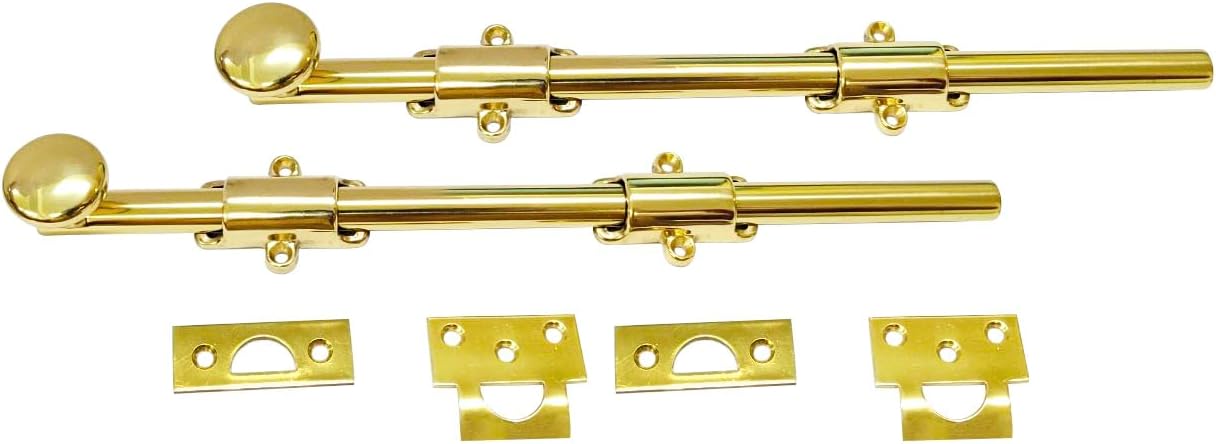 Thumbnail 3 de QCAA Solid Brass Dutch Door Bolt 36 Inches