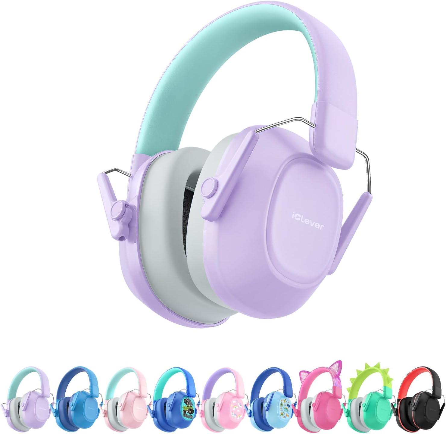 Detalle de iClever Ear Defenders for Children SNR 29dB