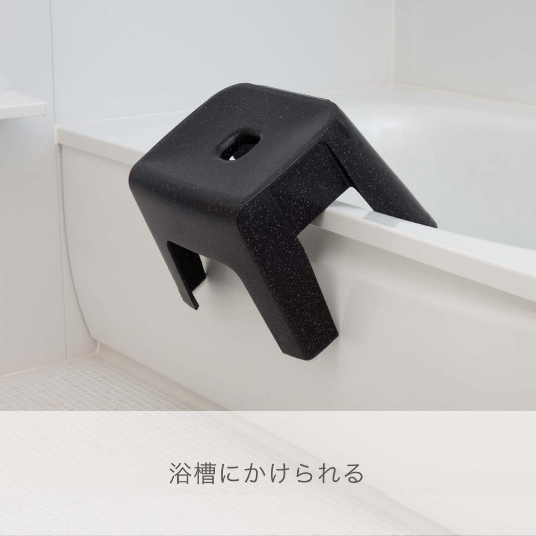 Detalle de 新輝合成 トンボ ユニード MB23 風呂椅子 マグネット収納・Ag抗菌加工・耐荷重100kg
