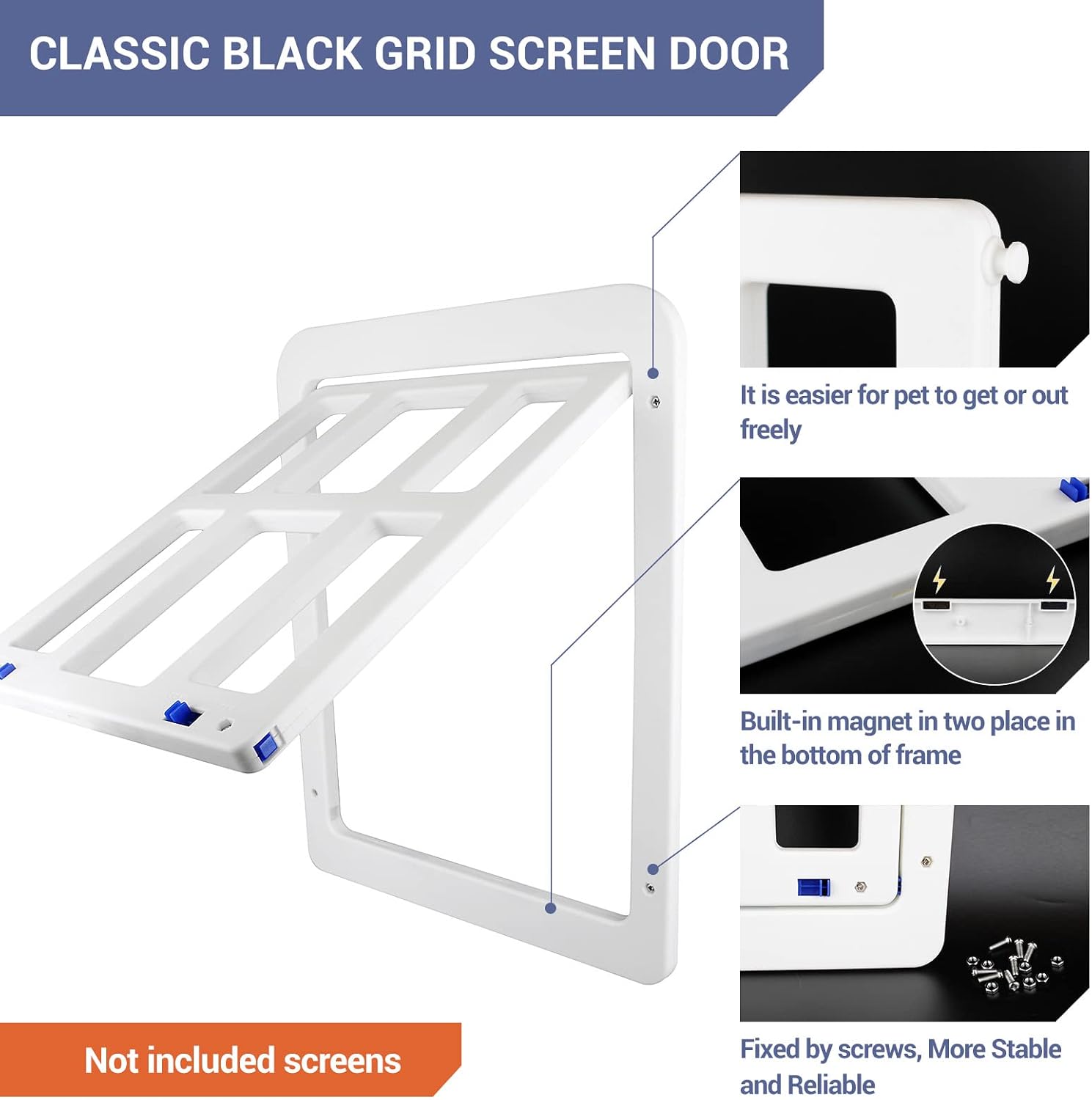 Detalle 2 de LESYPET Cat Screen Door, 10.3 x 8.3 Inches