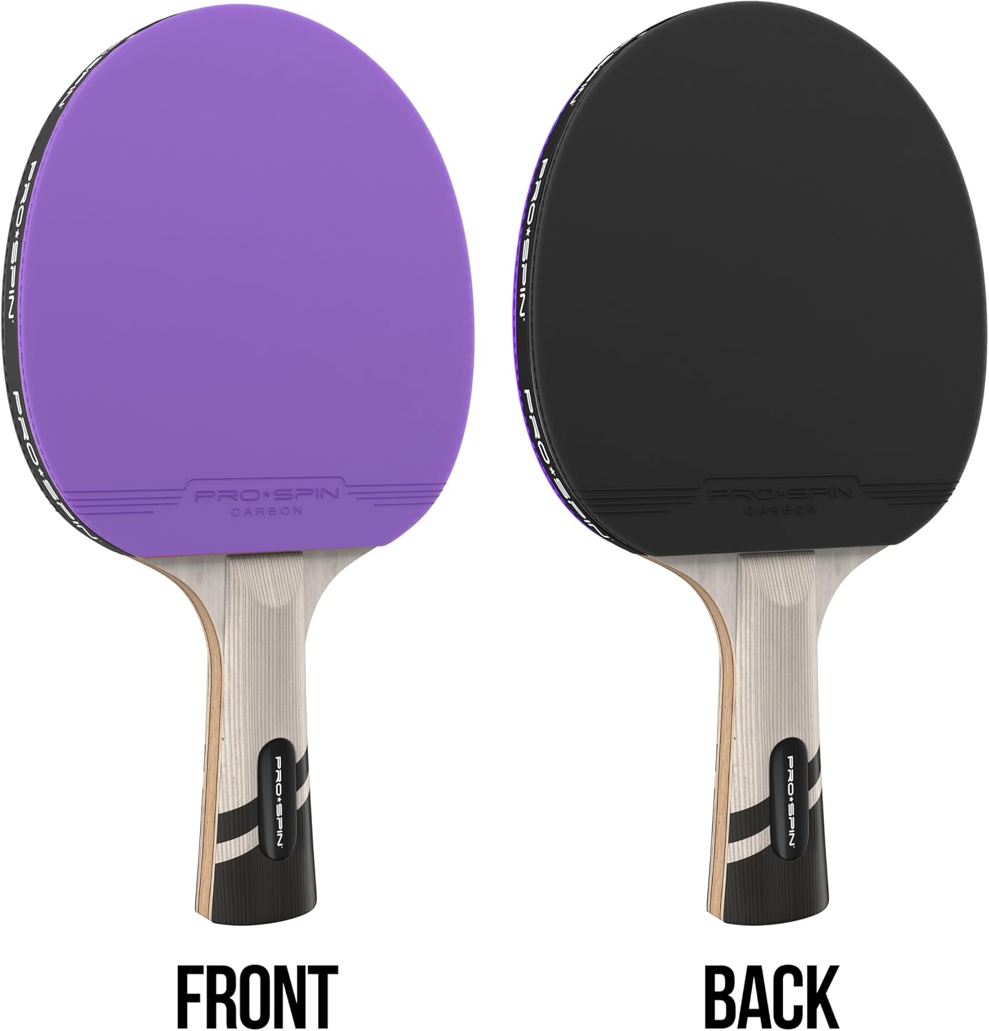Detalle 2 de PRO-SPIN Ping Pong Bats 7-Ply Carbon 2.0mm