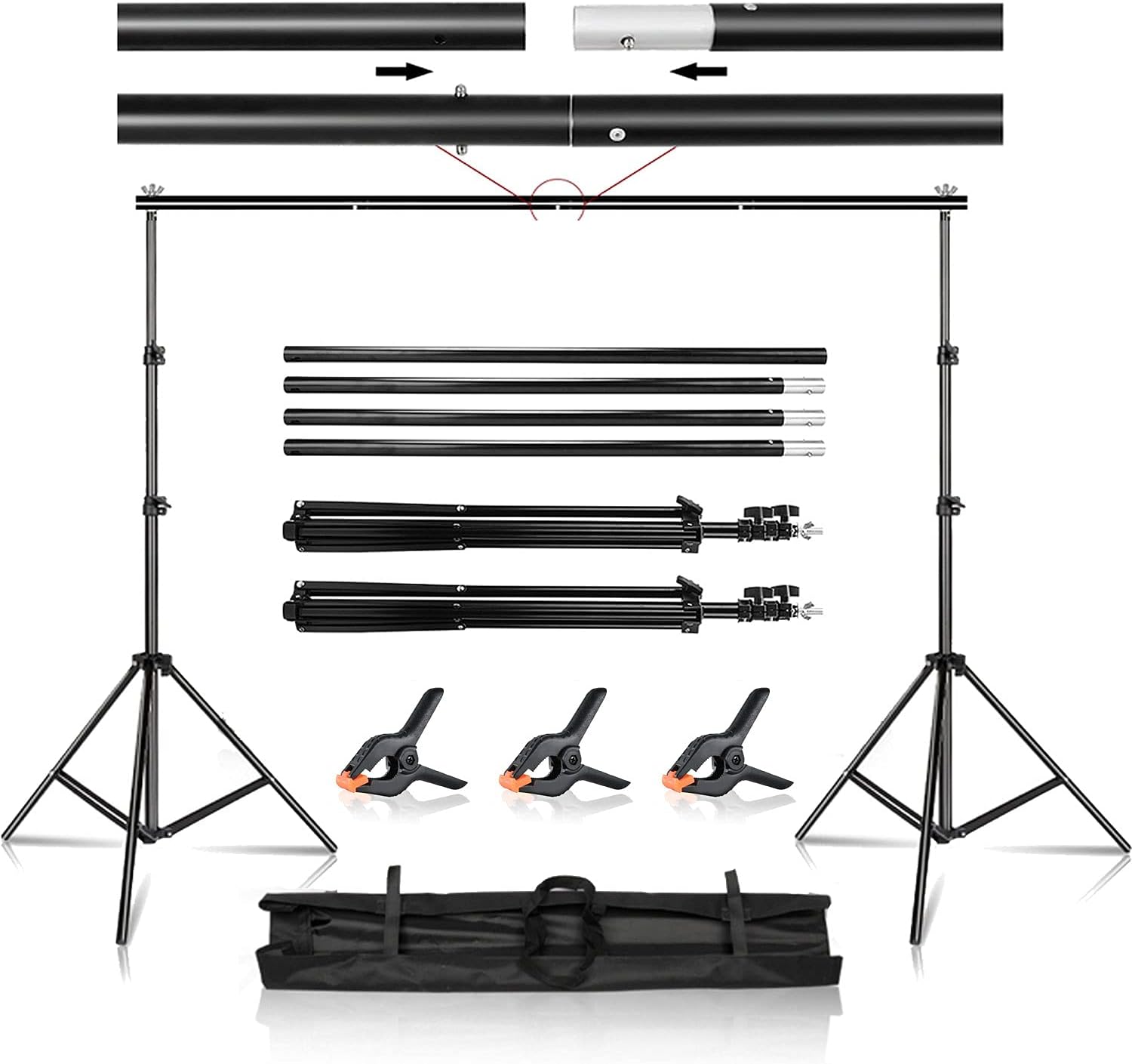 YISITONG Backdrop Stand Kit 3m x 2m 🎥