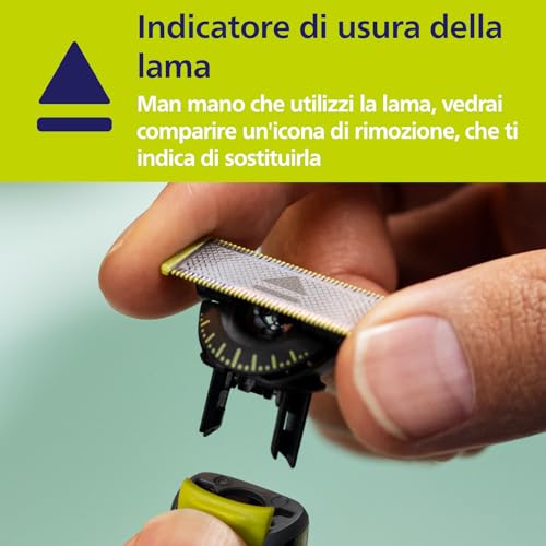 Thumbnail 4 de PHILIPS OneBlade Original 360 lame (QP450/50) – set da 5 lame in acciaio, compatibile con tutti i modelli OneBlade e Pro