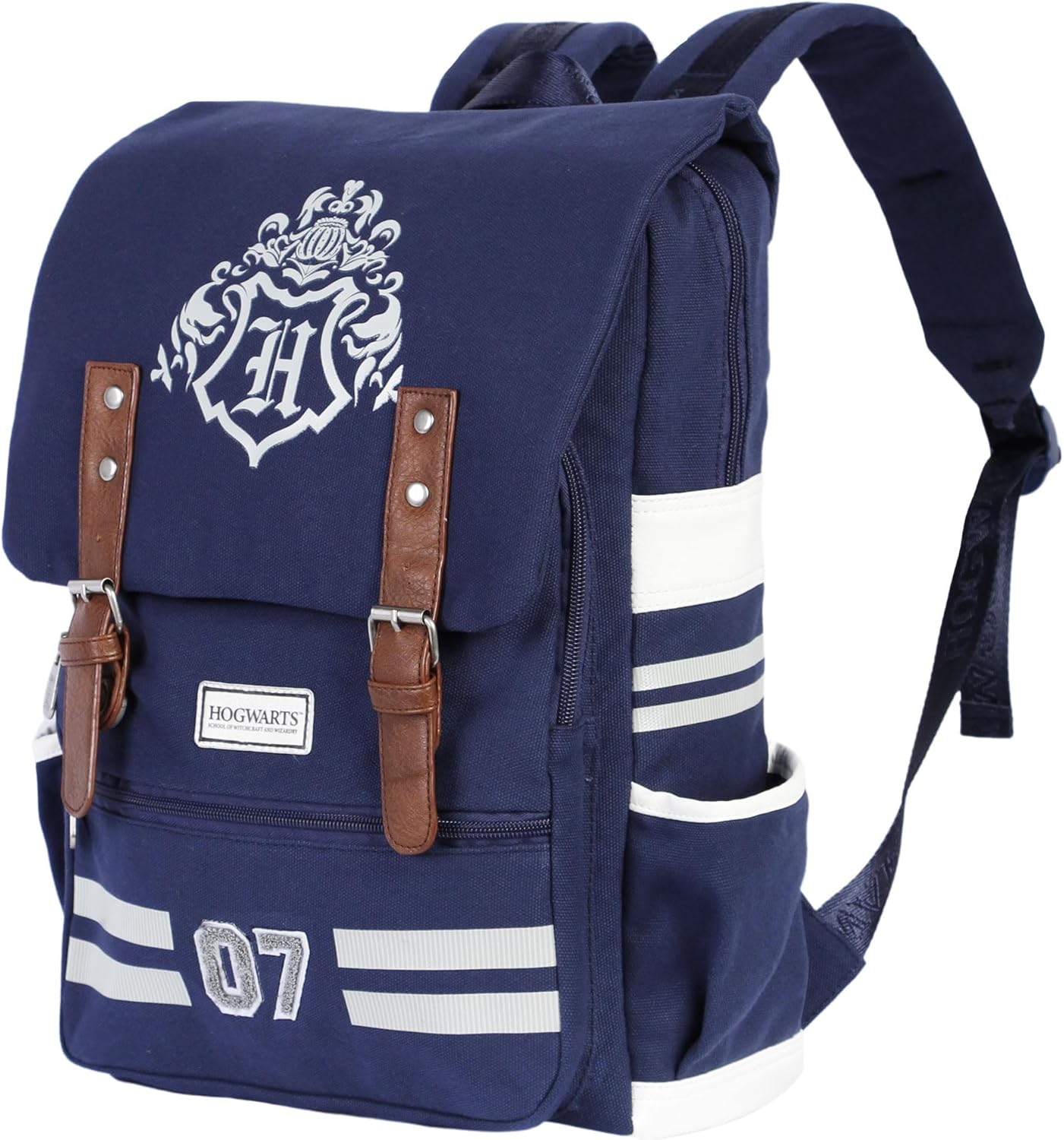 Detalle de Harry Potter Oxford Rucksack – Retro-inspirierter Alltagsbegleiter 40 × 29 × 14 cm