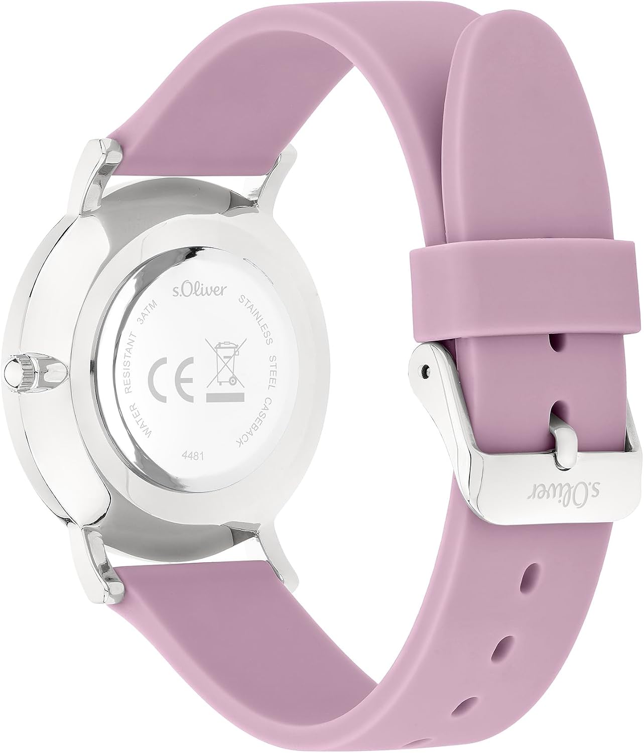 Detalle de s.Oliver Damenuhr mit Silikonband – 36 mm, zeitlos & modern