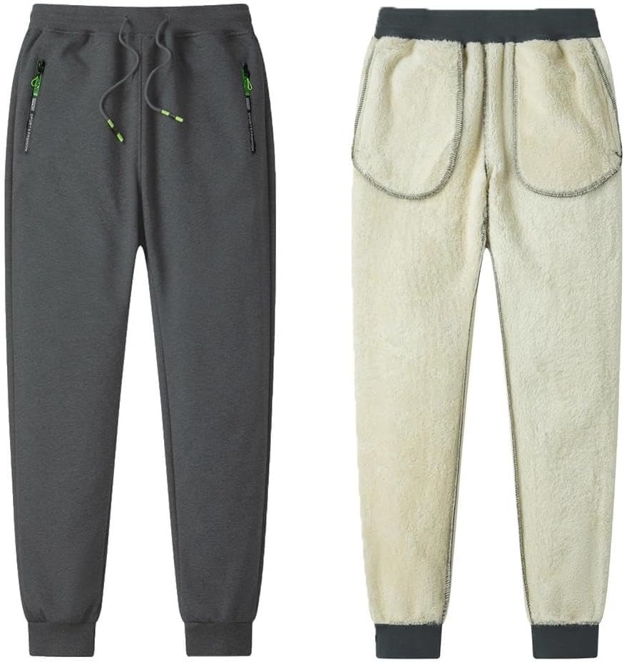 Thumbnail 4 de ZOXOZ Men’s Fleece Lined Sherpa Joggers (Water-Resistant Winter Thermal Trousers) with Pockets