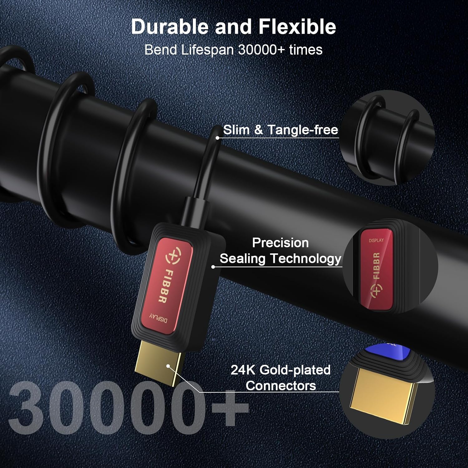 Thumbnail 2 de Câble HDMI Fibre Optique 3M 48Gbps 8K