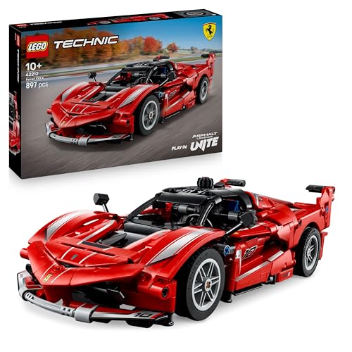 Detalle de LEGO Technic Ferrari FXX K (42212) – Maquette de construction avec moteur V12 et pistons mobiles