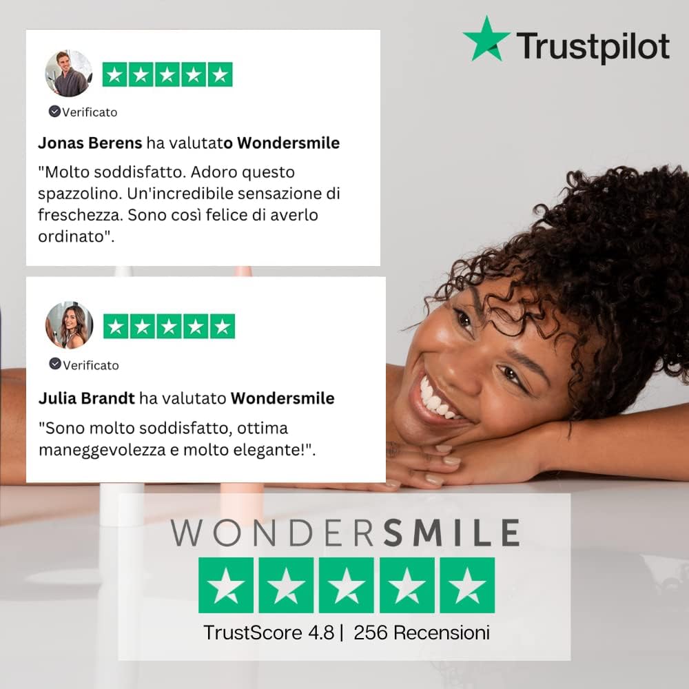 Thumbnail 5 de WonderSmile Pro Spazzolino elettrico a ultrasuoni – vincitore del test 2026, IPX8, 60 giorni di autonomia