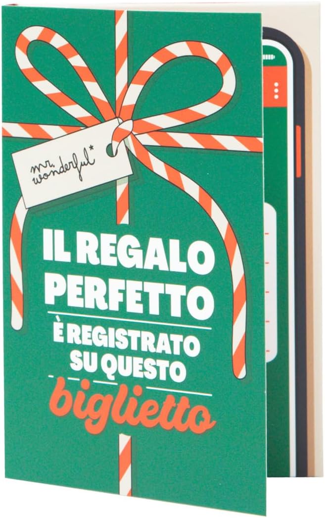 Detalle de Mr. Wonderful - Biglietto di Natale con registratore di messaggi audio