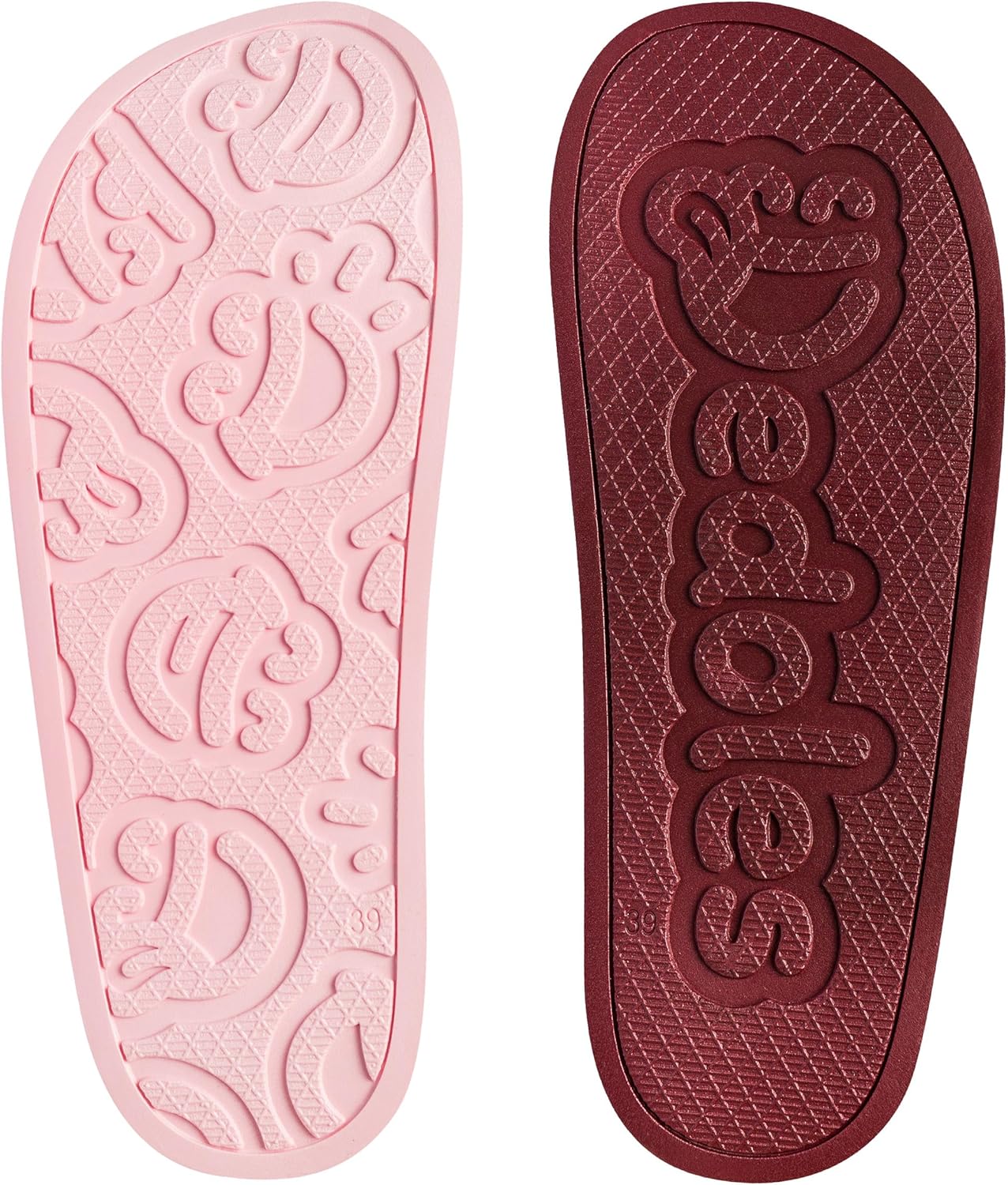 Detalle de Dedoles Badeschuhe & Hausschuhe Damen, Herren & Kinder – lustige Designs für Strand, Zuhause und Schule