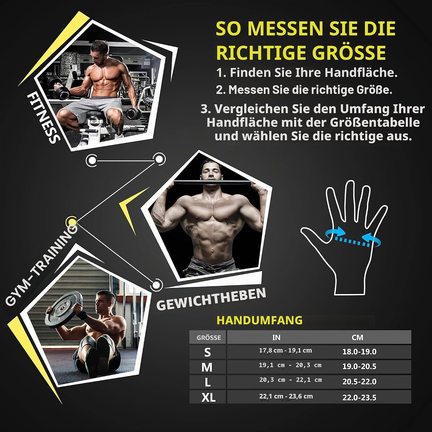 Thumbnail 4 de ihuan Ventilated Weight Lifting Gloves with Wrist Wraps