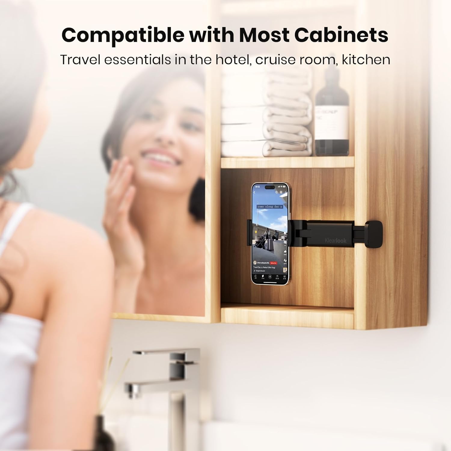 Thumbnail 5 de Klearlook Universal Airplane Phone Holder 360°