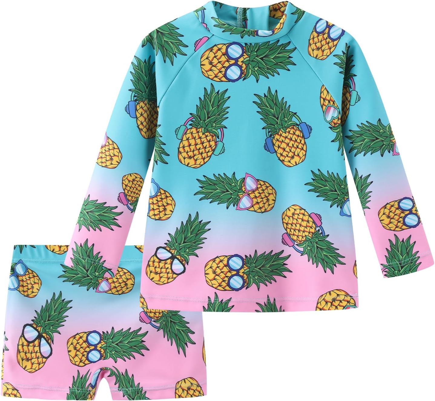 Thumbnail 6 de UV Shirt Kinder Baby Jungen Badeshirt Zweiteilig Langarm Set mit UV-Schutz UPF 50+ – 62–110/6 Monate bis 5 Jahre
