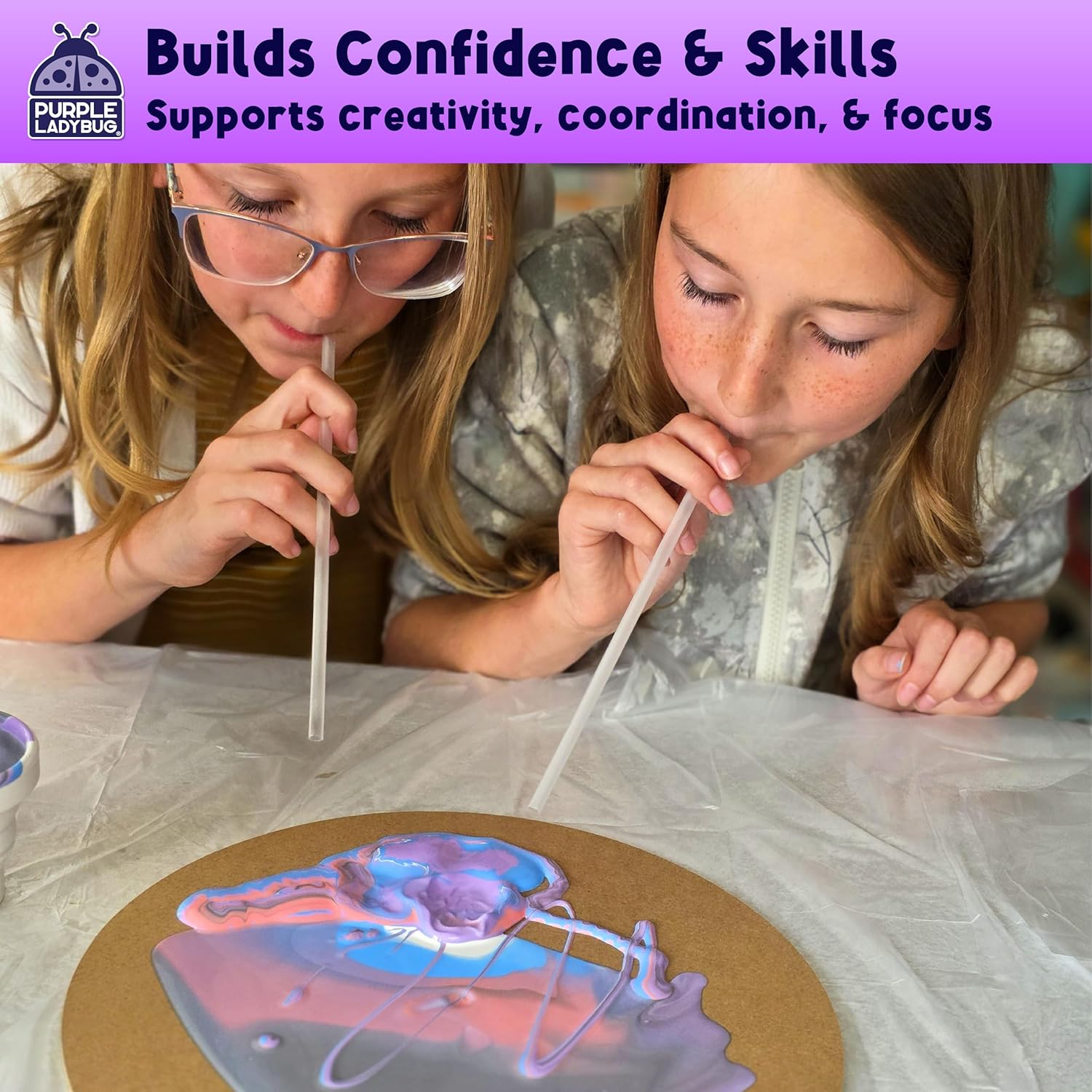 Thumbnail 4 de Paint Pouring Clock Kit for Kids Aged 6-12 (Stardust Sorbet)