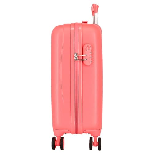Detalle 2 de Joumma Disney Stitch Cuddle me Maleta de cabina 34 L rosa