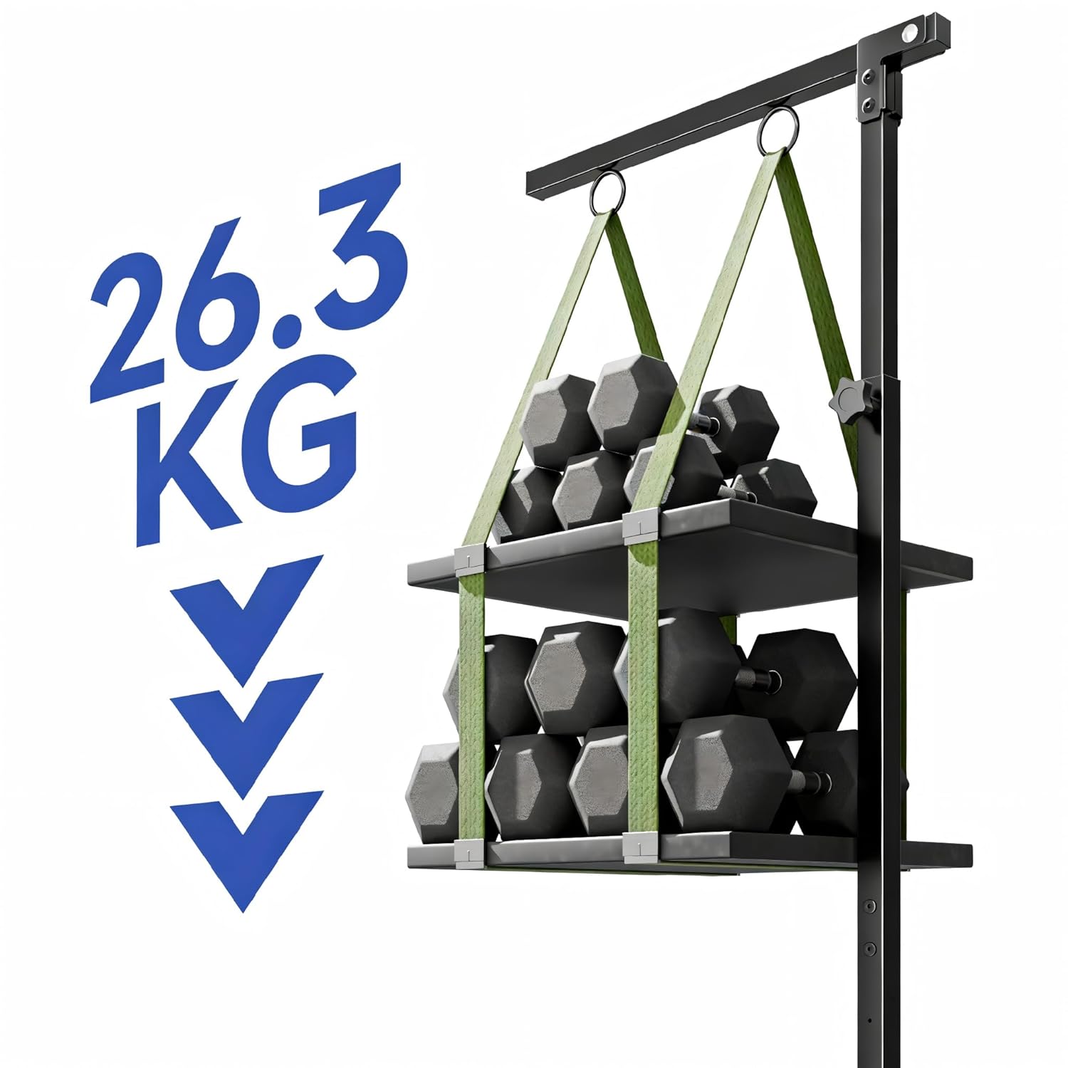 Thumbnail 6 de Faltbarer Hundepflegetisch-Arm mit Tischklemme – Höhenverstellbar 66–102 cm, inkl. Hängematte & Anti-Sitz-Schlaufe