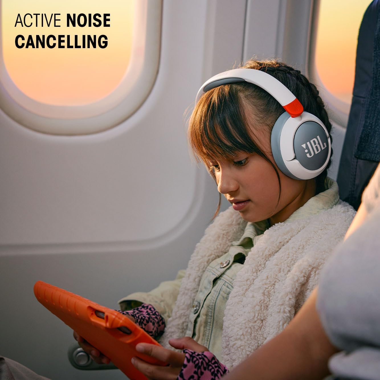 Thumbnail 3 de JBL Junior 470 NC Pink: Kid‑Friendly Wireless Over‑Ear Headphones with Active Noise Cancelling