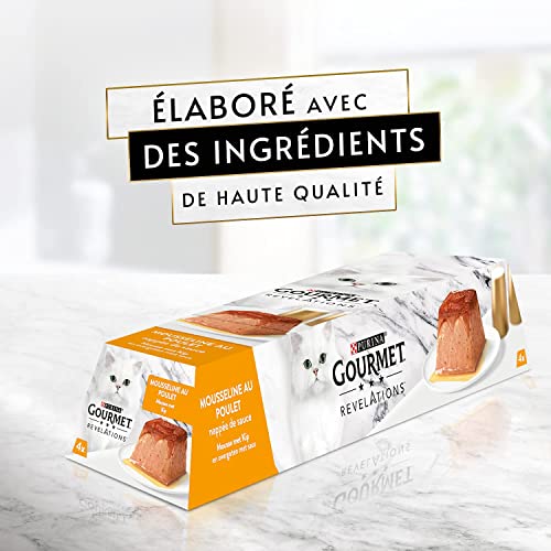Thumbnail 6 de GOURMET Revelations pâtée Chat Mousseline Poulet et Bœuf – 48 x 57 g