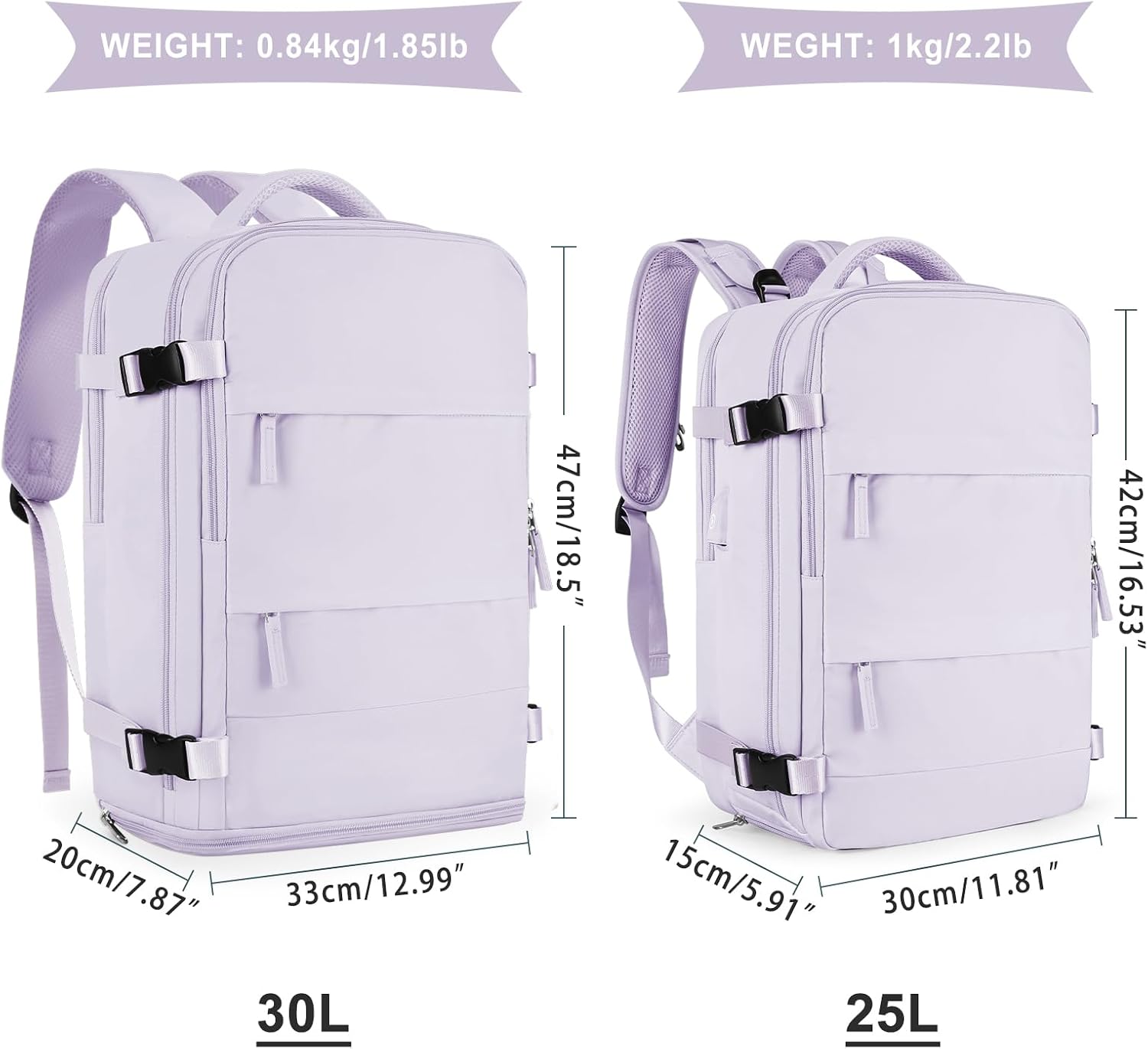 Detalle de coowoz Large Travel Backpack 15.6 Inch