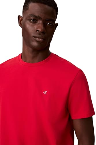 Thumbnail 2 de Calvin Klein Camiseta SS Classic Monogram tee LV04RD254G para hombre en rojo Adrenaline Rush (talla M)