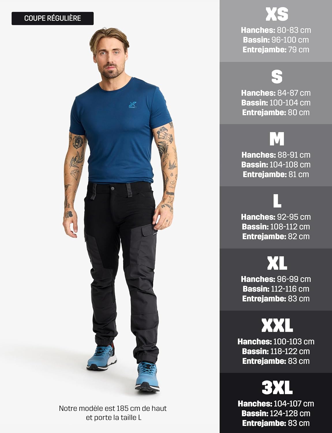 Detalle de RevolutionRace RVRC GP Pants pantalon randonnée