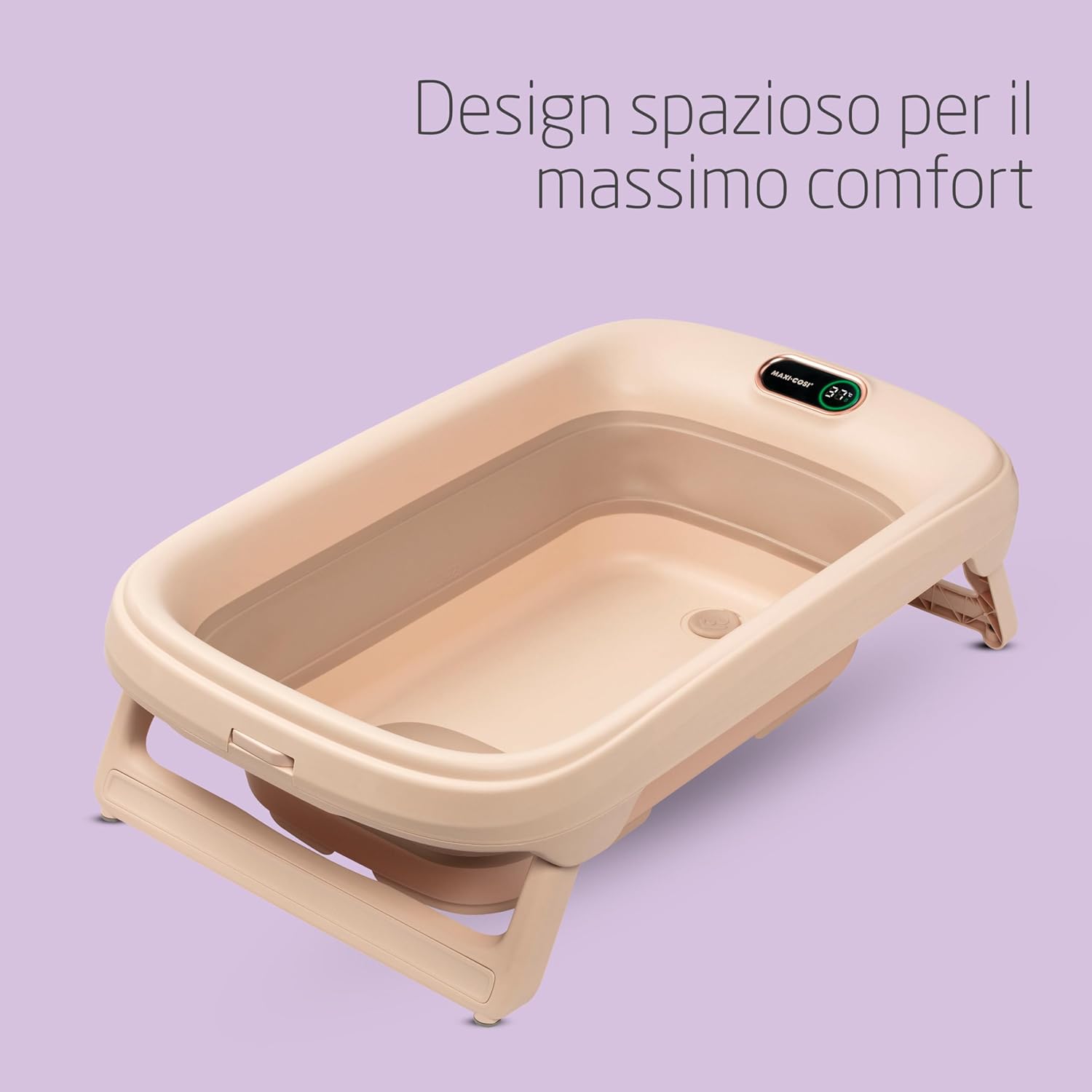 Detalle de Maxi-Cosi Indigo Vaschetta Bagnetto Neonato Pieghevole: sicura, comoda e facile da trasportare