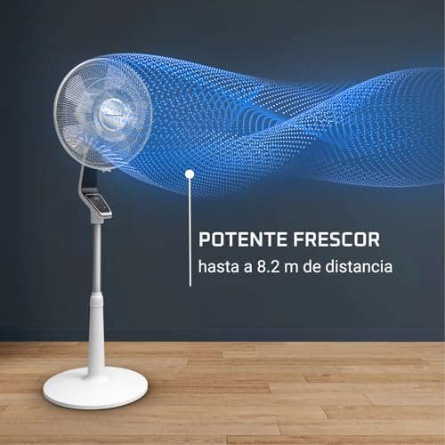 Detalle 2 de Rowenta Turbo Silence Extreme: ventilador de pie potente y eficiente con motor Effitech