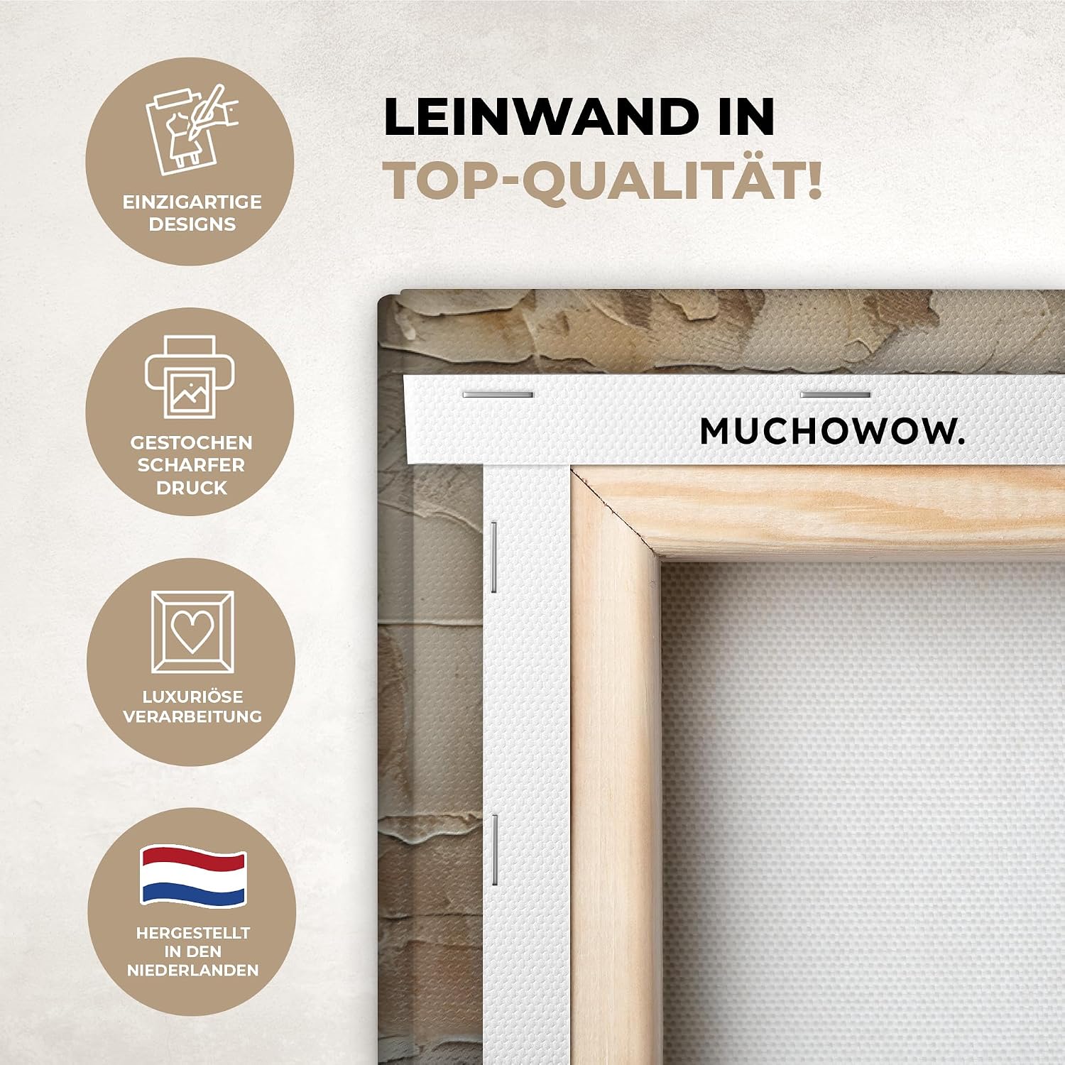 Thumbnail 2 de MuchoWow Impression sur Toile 60x40 cm