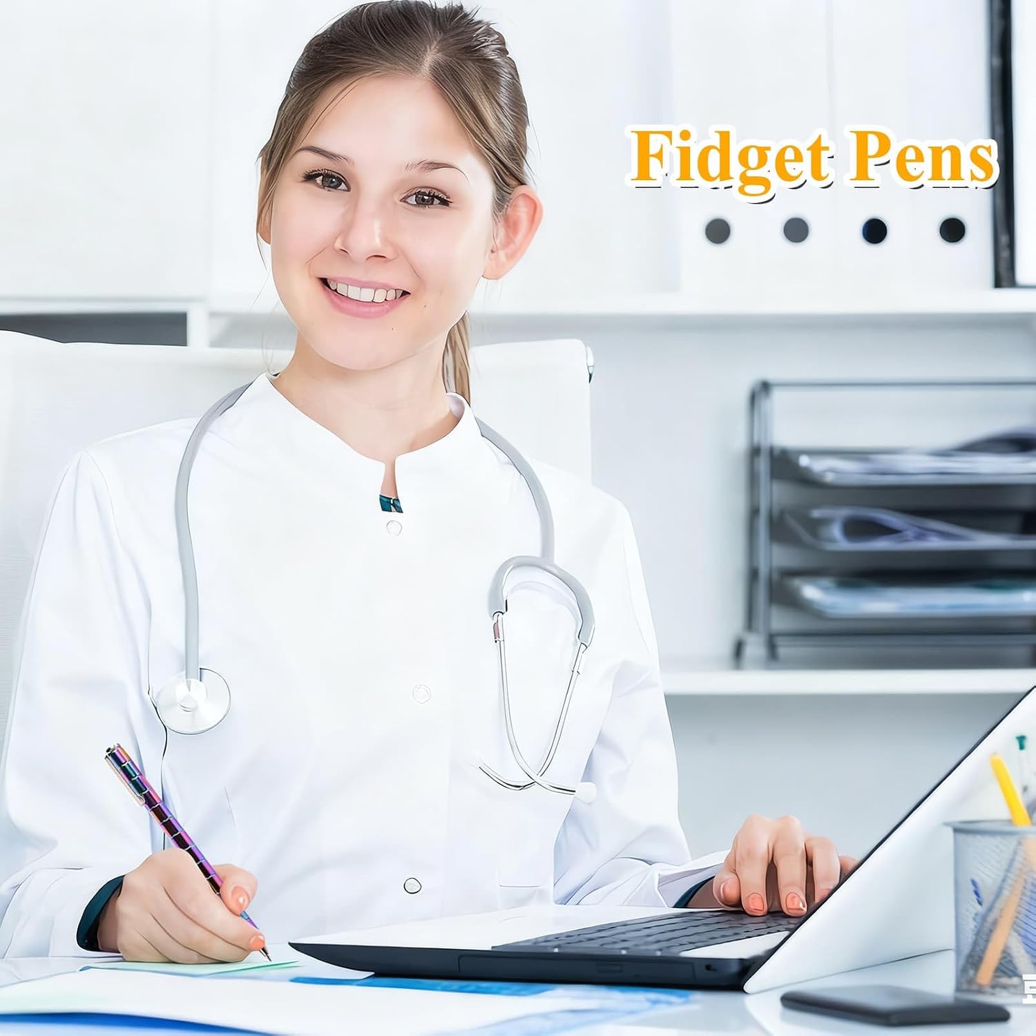 Thumbnail 2 de Fidget Pen Teen Girl Gifts Decompression Magnetic Fidget Toy Pen (Christmas Stocking Stuffers)