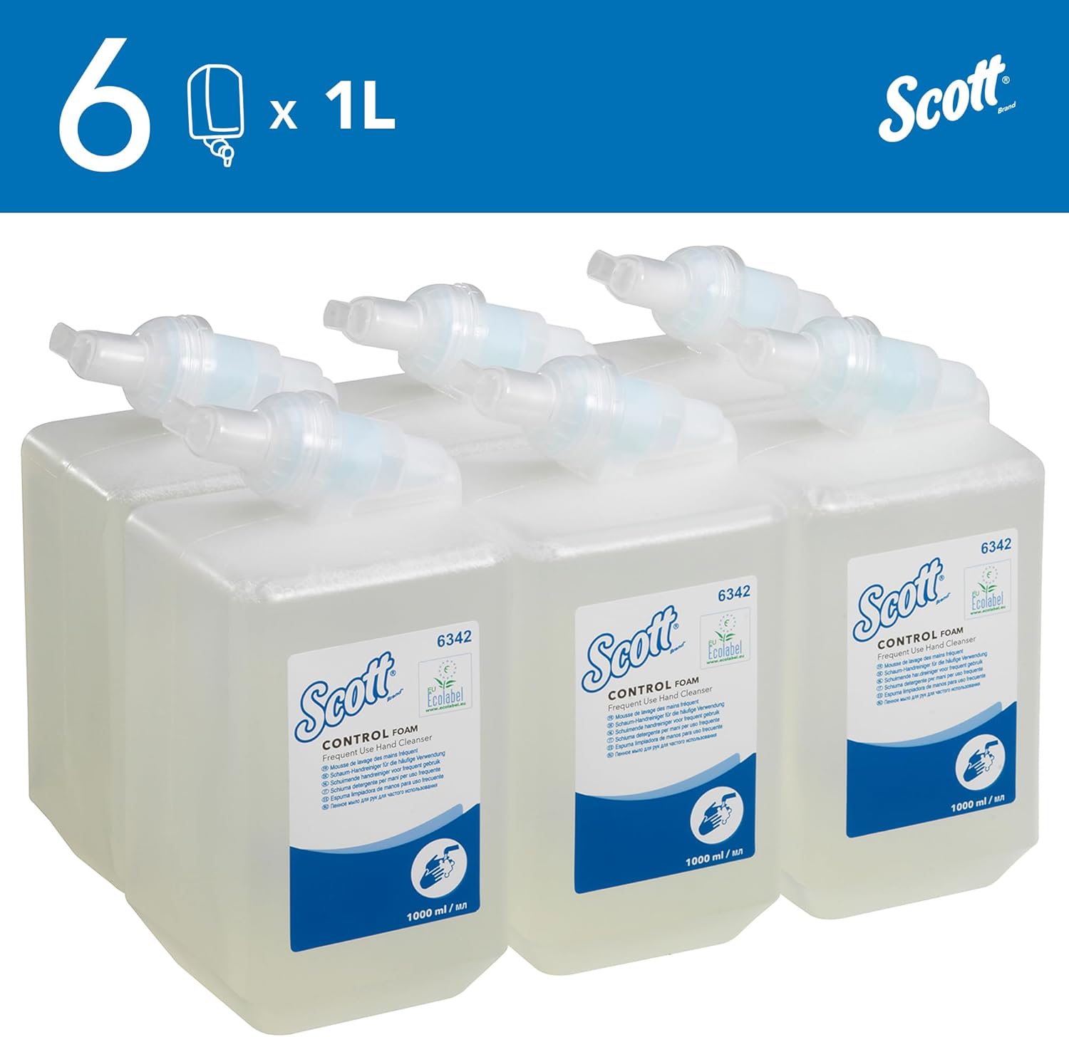 Thumbnail 1 de Scott Control Foam Hand Cleanser 6L refill pack