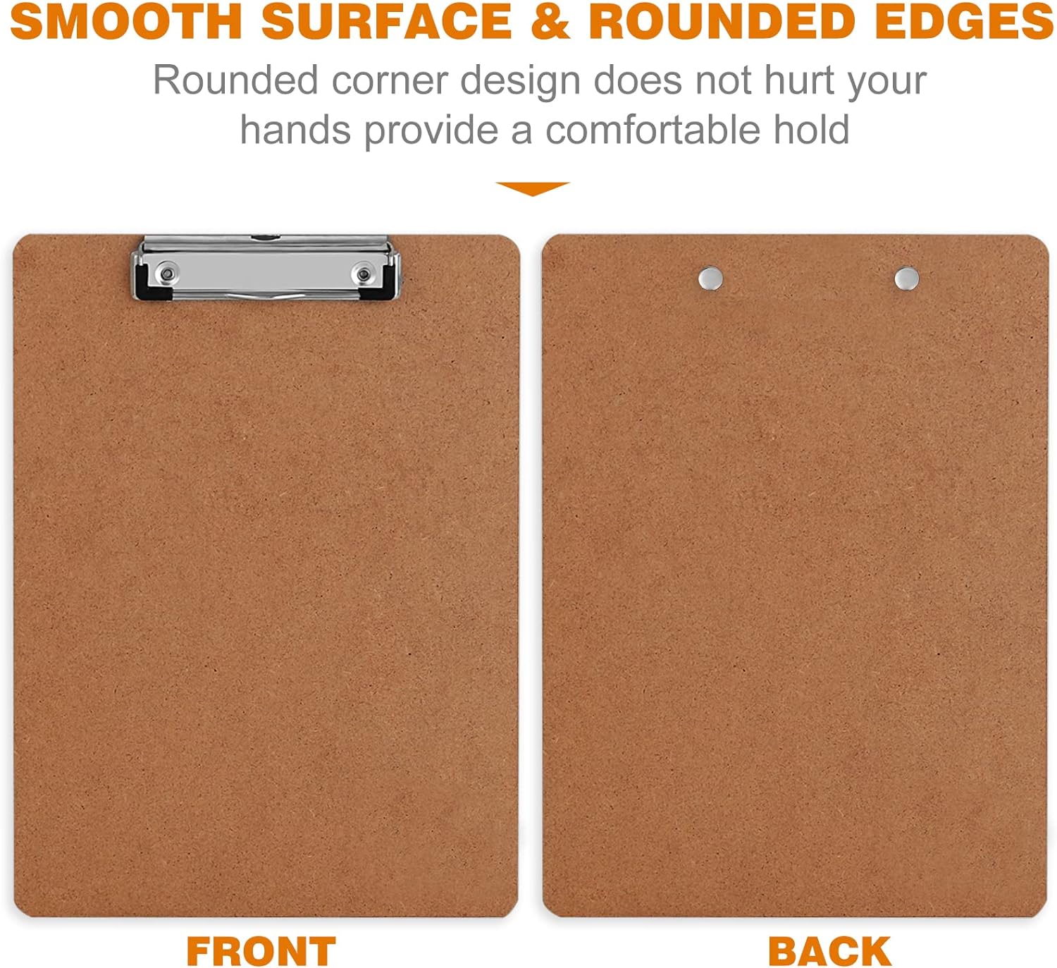 Thumbnail 3 de HERKKA CLB-15 15-Pack Hardboard Clipboards, 12.5 x 9 Inch