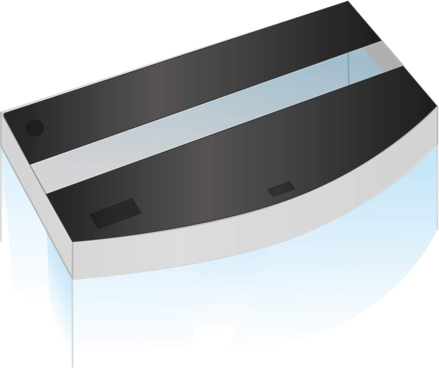 Detalle 1 de JUWEL Aquarium 120/50 IV – 3-częściowy zestaw klap do Rio 300/350