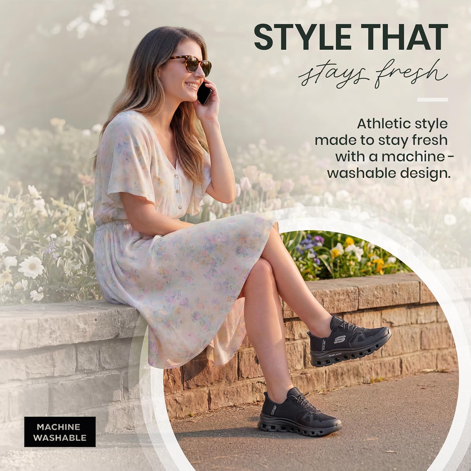 Thumbnail 2 de Skechers Damen Glide-Step Pro Slip-In: bequeme Alltags-Sneaker in Schwarz Mesh 39 EU