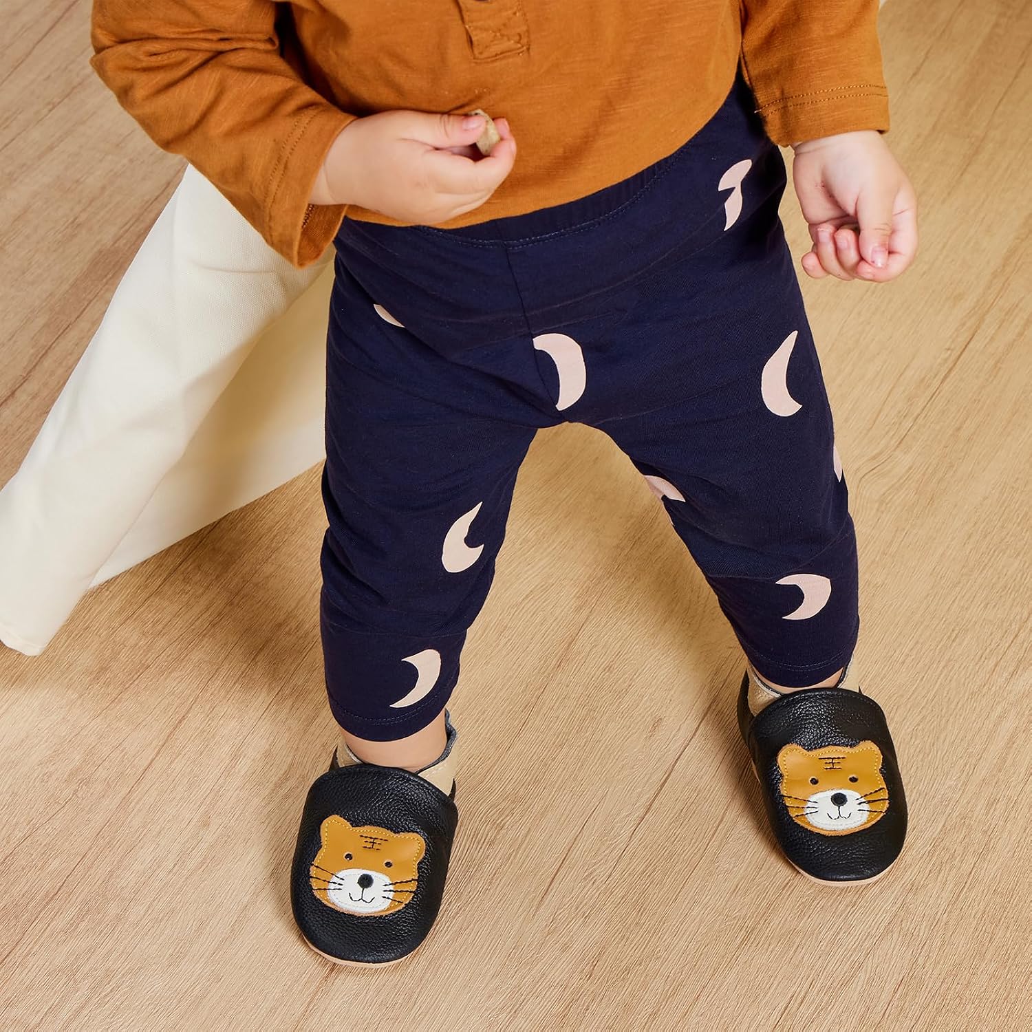 Thumbnail 1 de IceUnicorn Krabbelschuhe Baby – weiche Lauflernschuhe aus Leder mit rutschfester Sohle