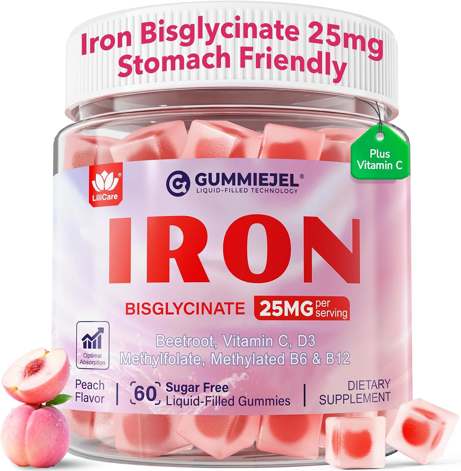 Detalle de Iron Gummies 25 mg