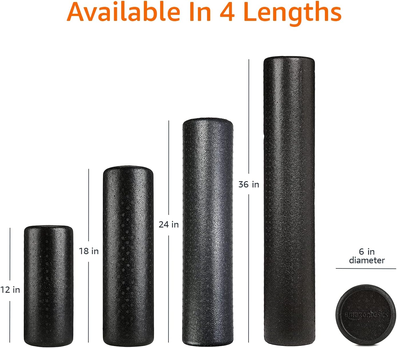 Thumbnail 3 de Amazon Basics High Density Foam Roller — 18" 🧘♀