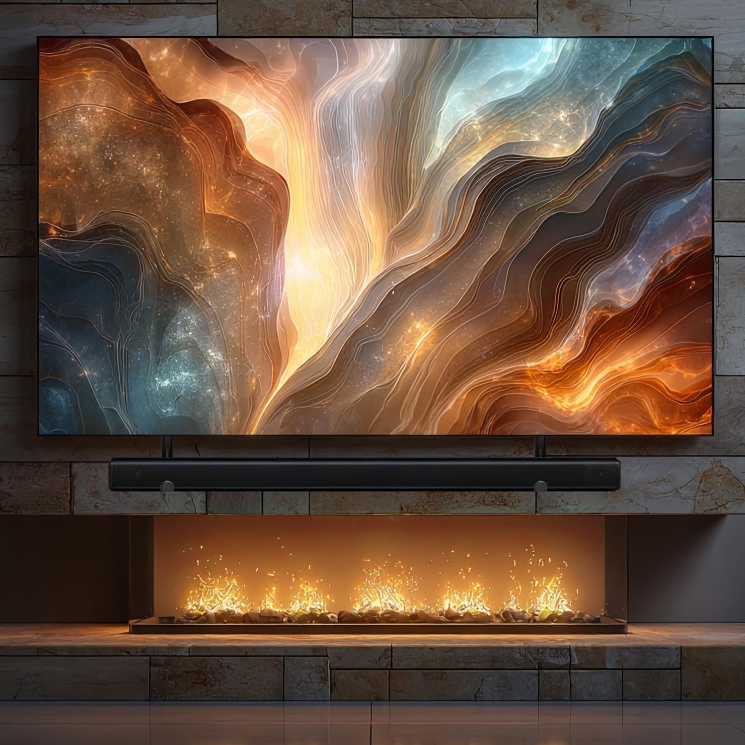 Thumbnail 1 de Maclean MC-914 Universal Soundbar-Halterung bis 15 kg (Montage unter oder über dem TV)