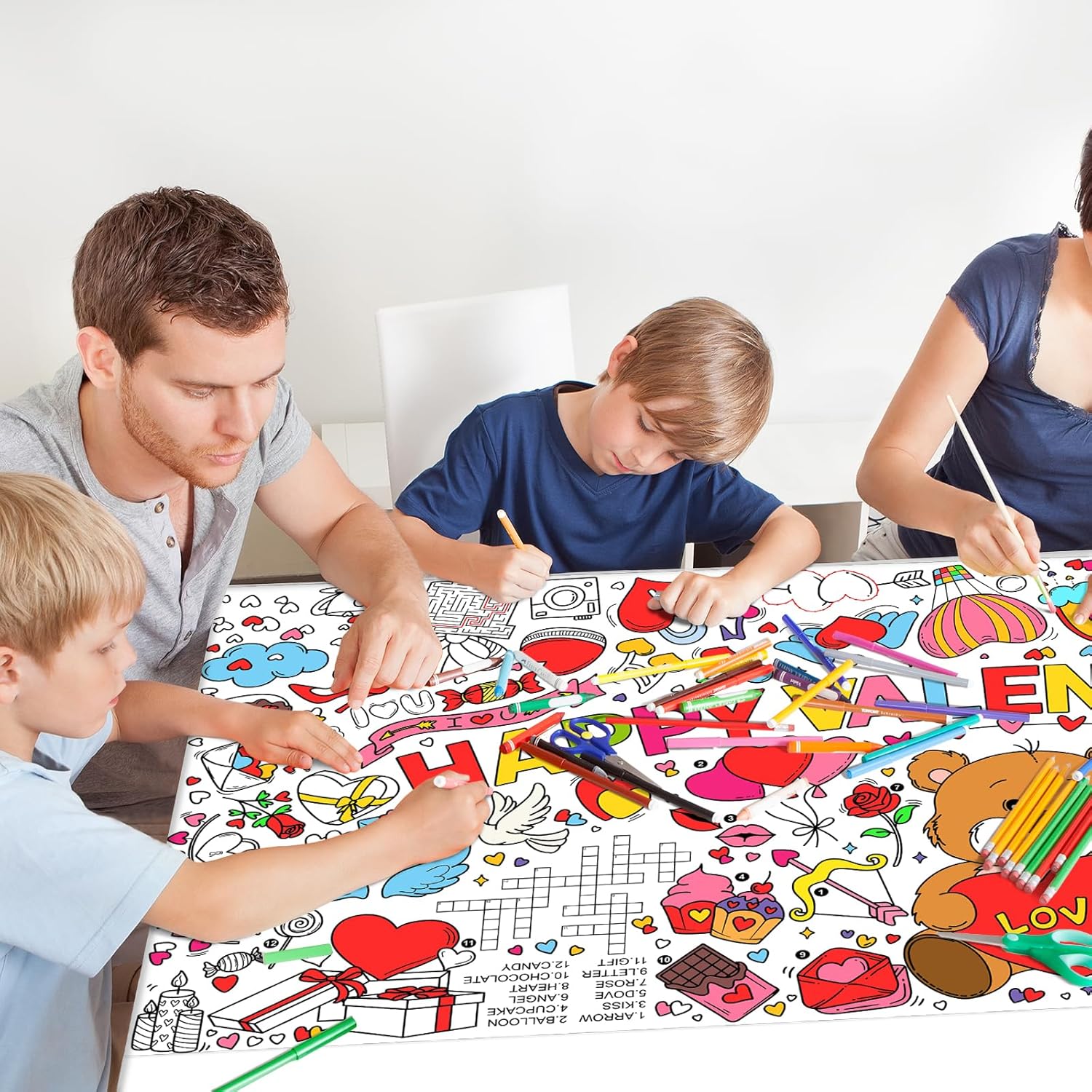 Thumbnail 5 de Gatherfun Valentine's Day Activity Poster 31.5x72 in 📜