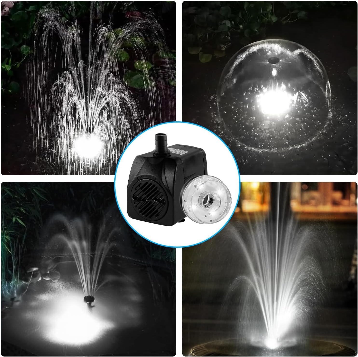 Thumbnail 3 de NATPOW 800L/H Submersible Water Pump