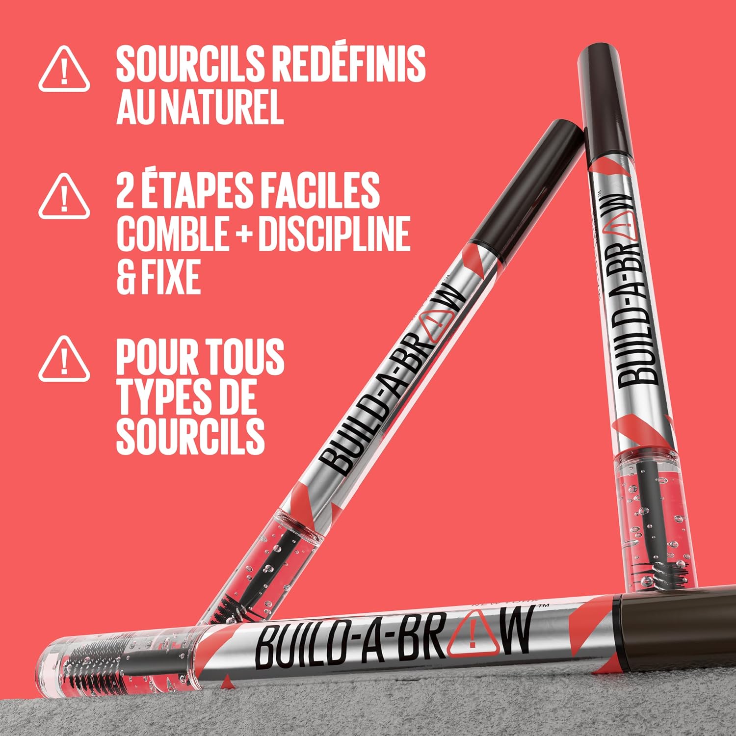 Detalle de Maybelline New York Build a Brow Soft Brown 255 🎨