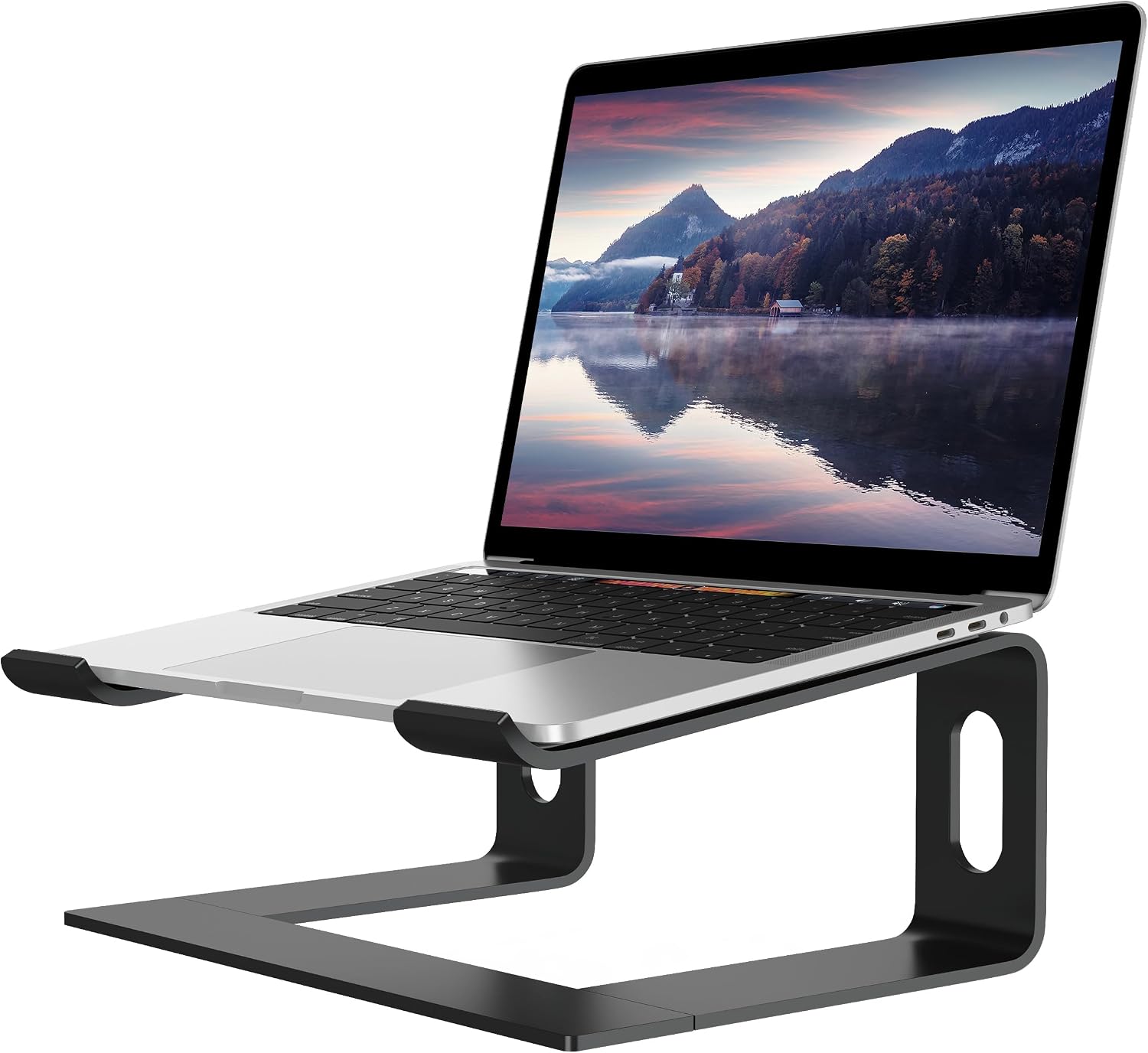 Detalle de ALASHI L1 Laptop Stand, 6-inch Aluminium Riser for 10–15.6-inch Laptops