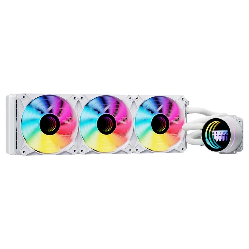 Detalle de Tempest Liquid Cooler 360 ARGB — Kit de refrigeración líquida blanco