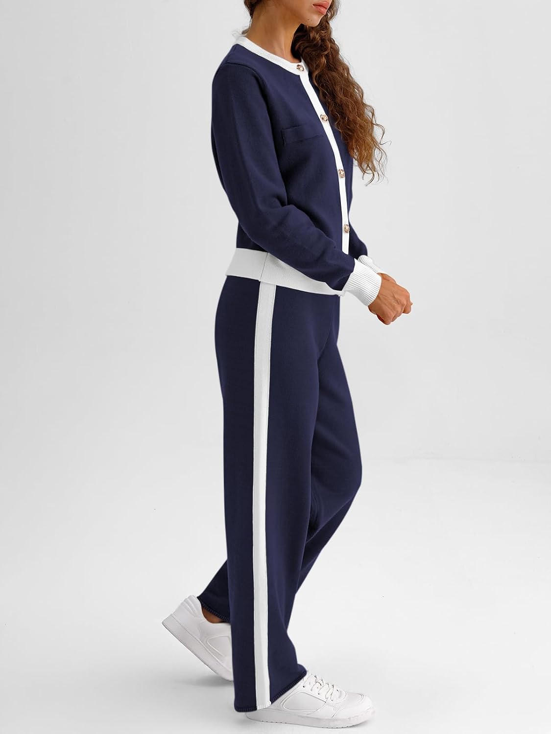 Detalle de LILLUSORY Women's Sweater Set Viscose Blend