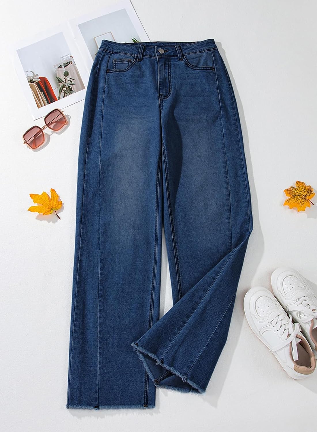 Thumbnail 6 de SIDEFEEL Zimbaplatinum high waist wide leg jeans